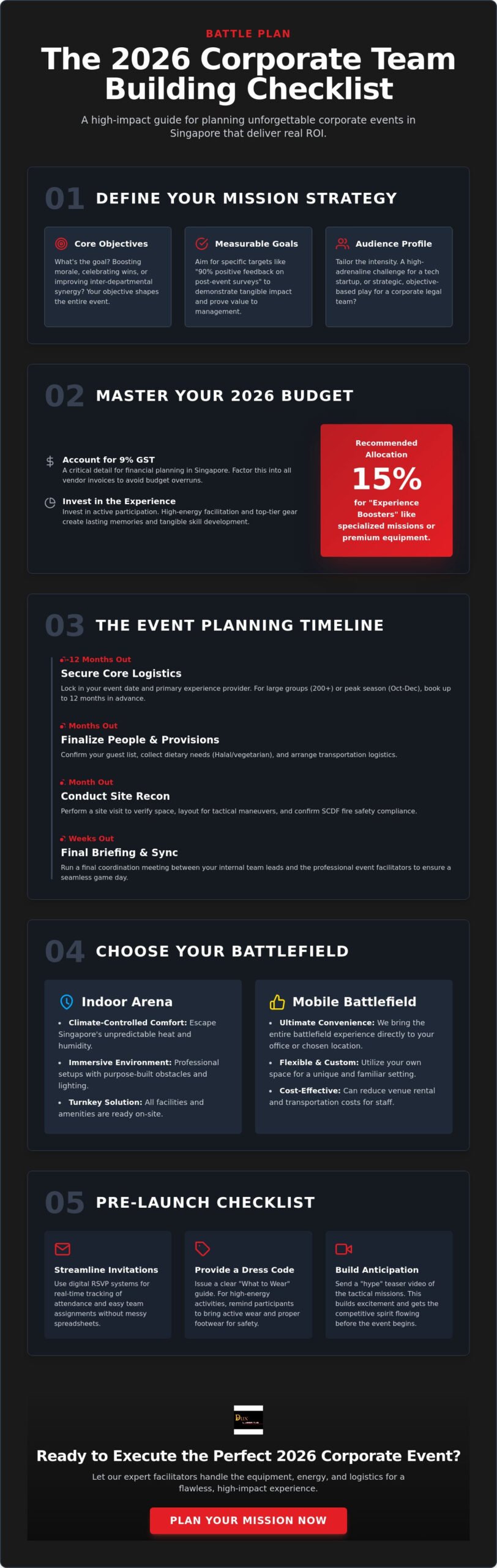 The Ultimate Corporate Event Planning Checklist 2026: Singapore Edition
