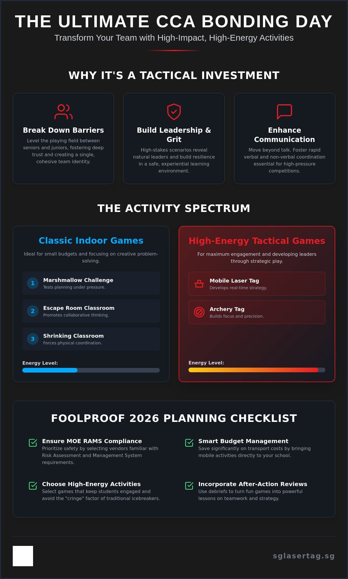 25+ Epic CCA Bonding Day Activities in Singapore for 2026