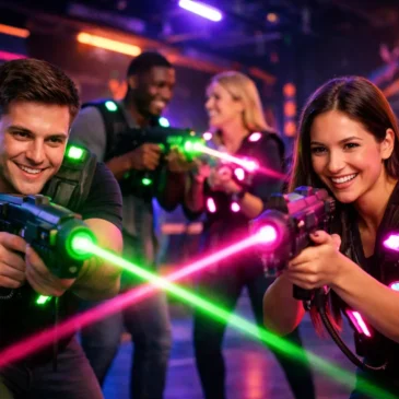 How a Neon Laser Tag Venue Unites Groups