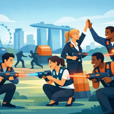 Laser Tag Team Building Singapore Teams Remember